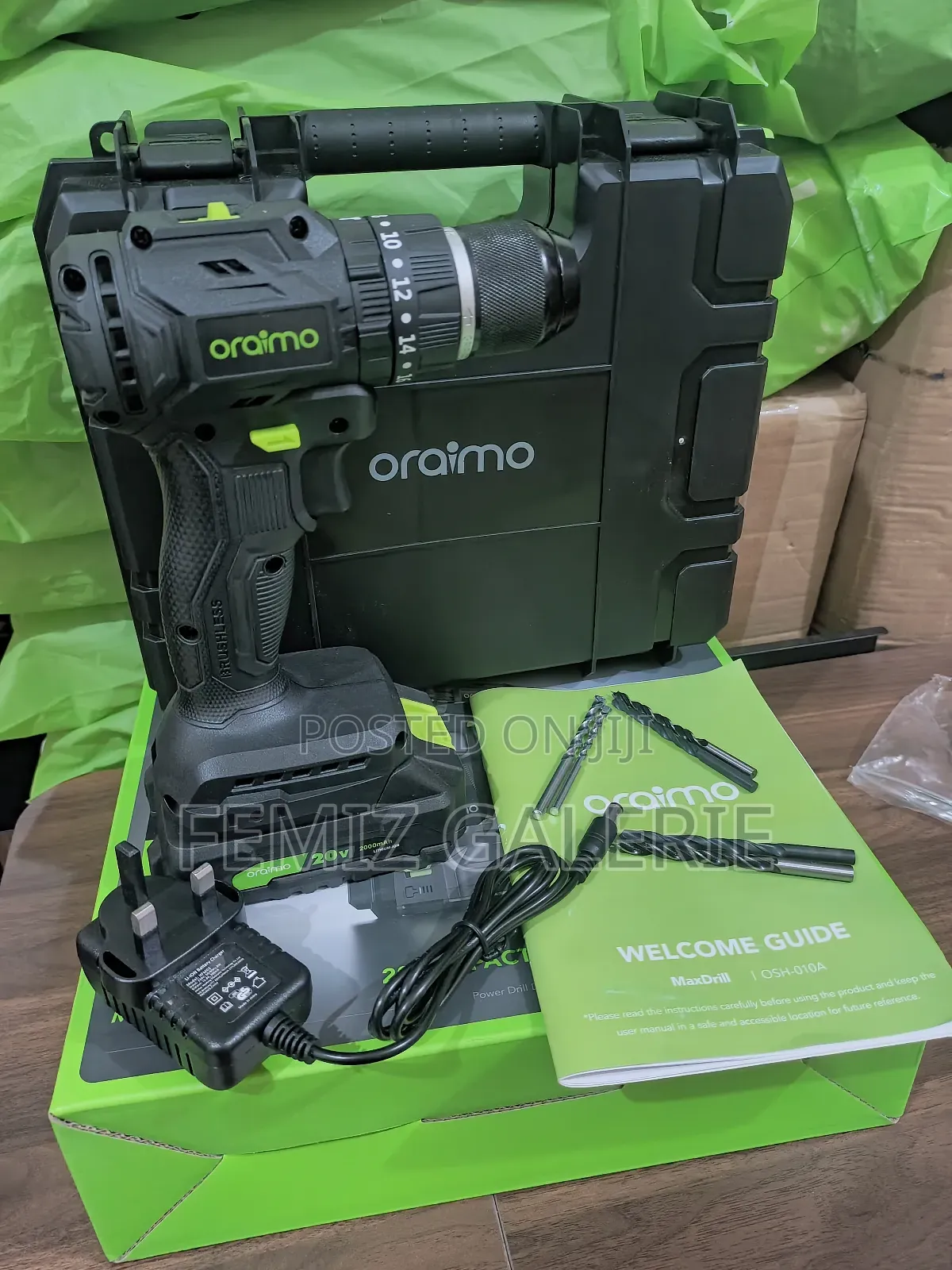 Oraimo Maxdrill 20v Cordless Versatile Power Drill Driver