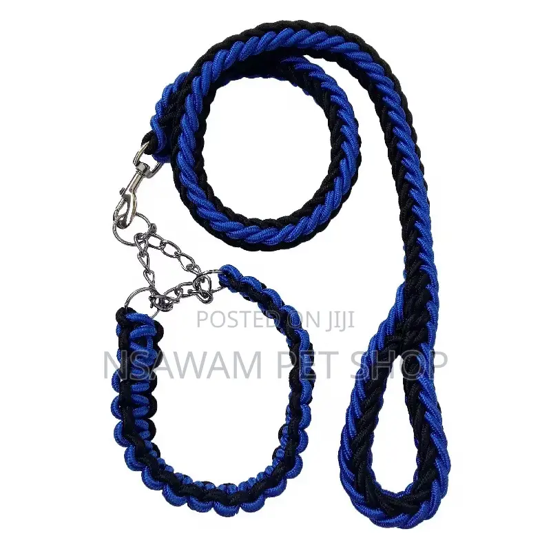 Woven Leash With Choke Collar