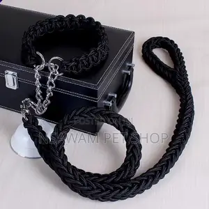 Woven Leash With Choke Collar