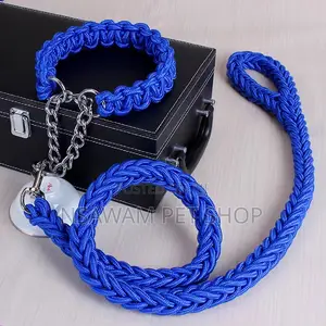 Woven Leash With Choke Collar