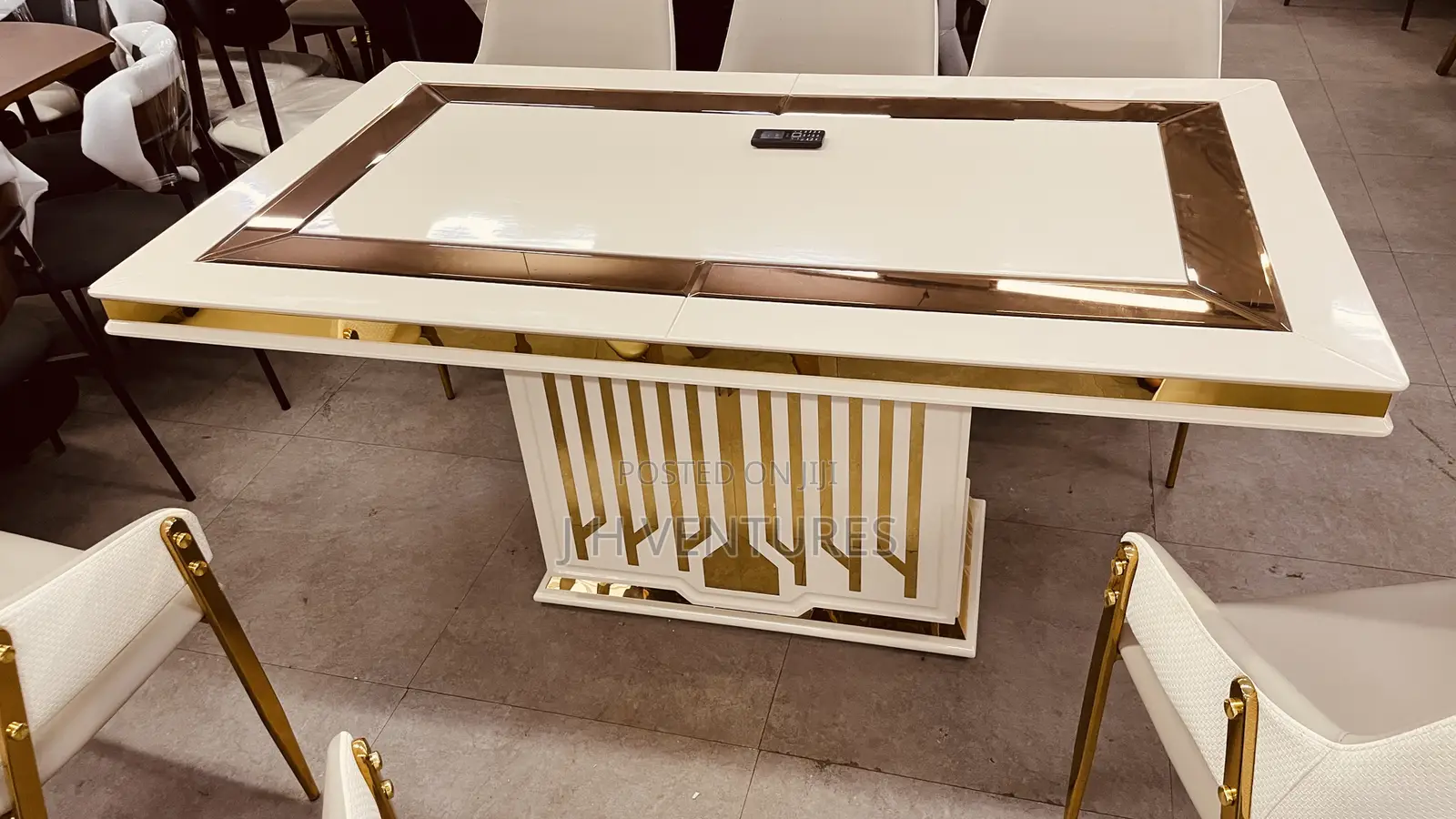 Dining Table Cz- 6010(+6)