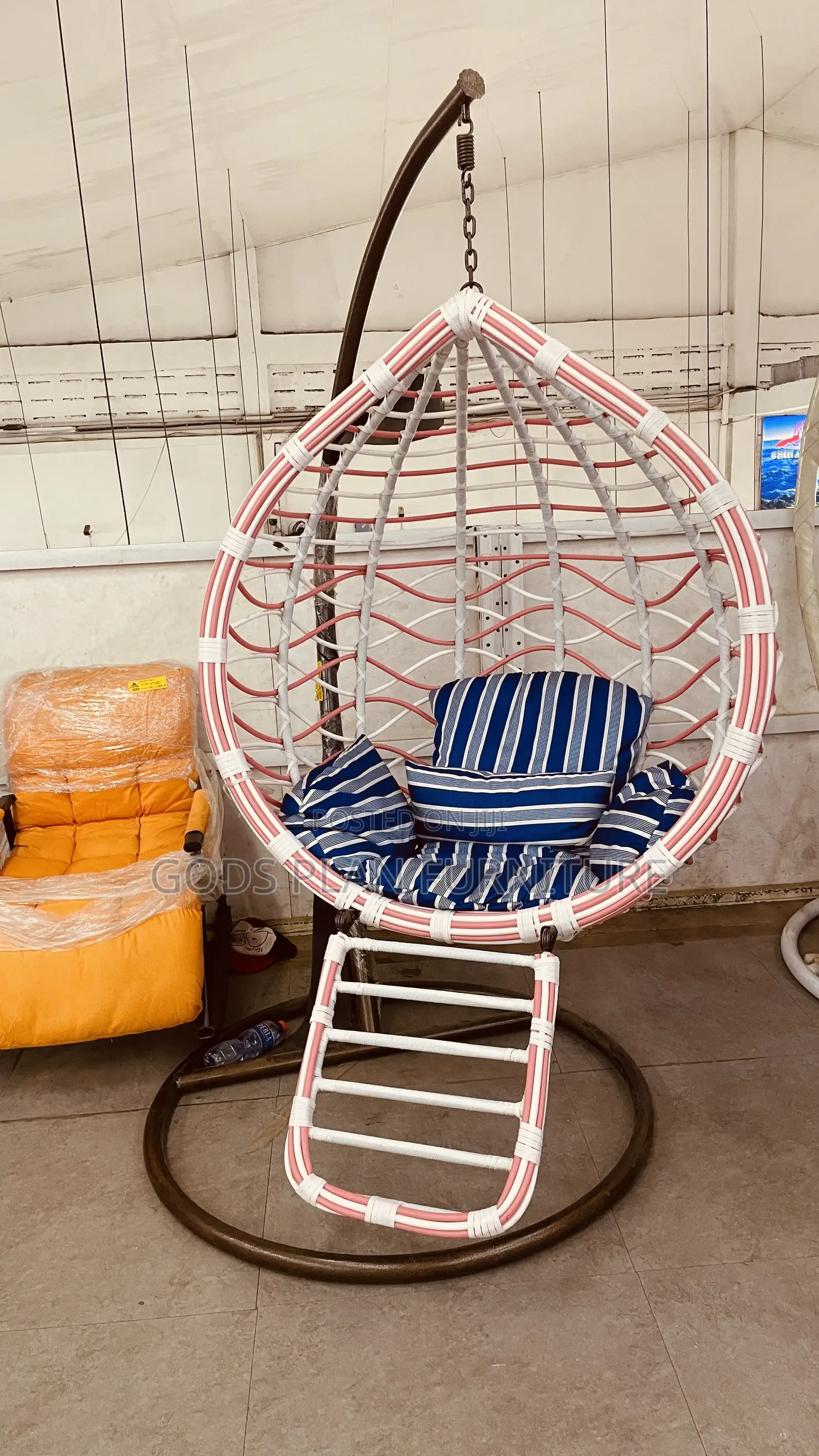 Rattan Hanging Swing Egg Chair