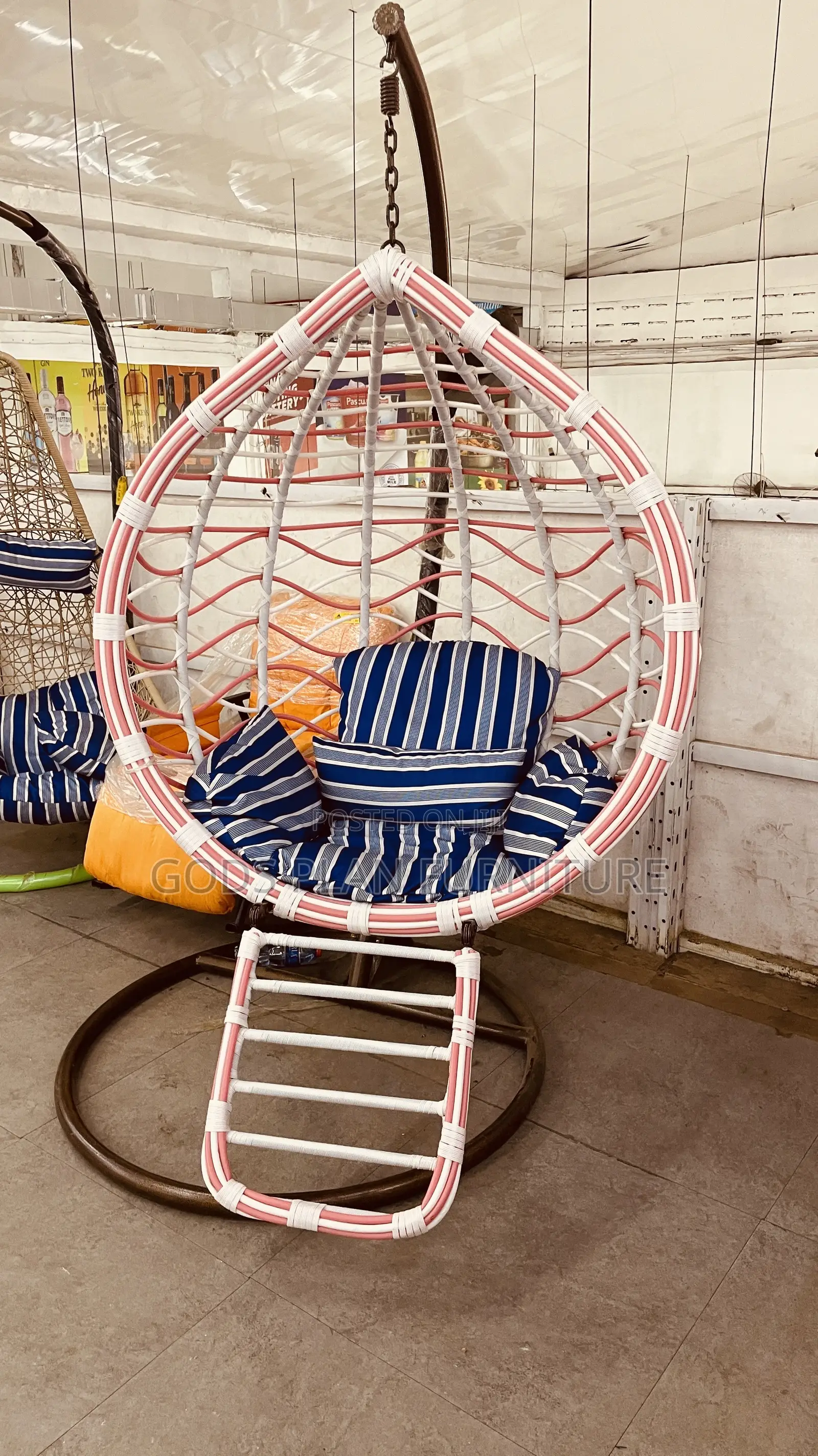 Rattan Hanging Swing Egg Chair