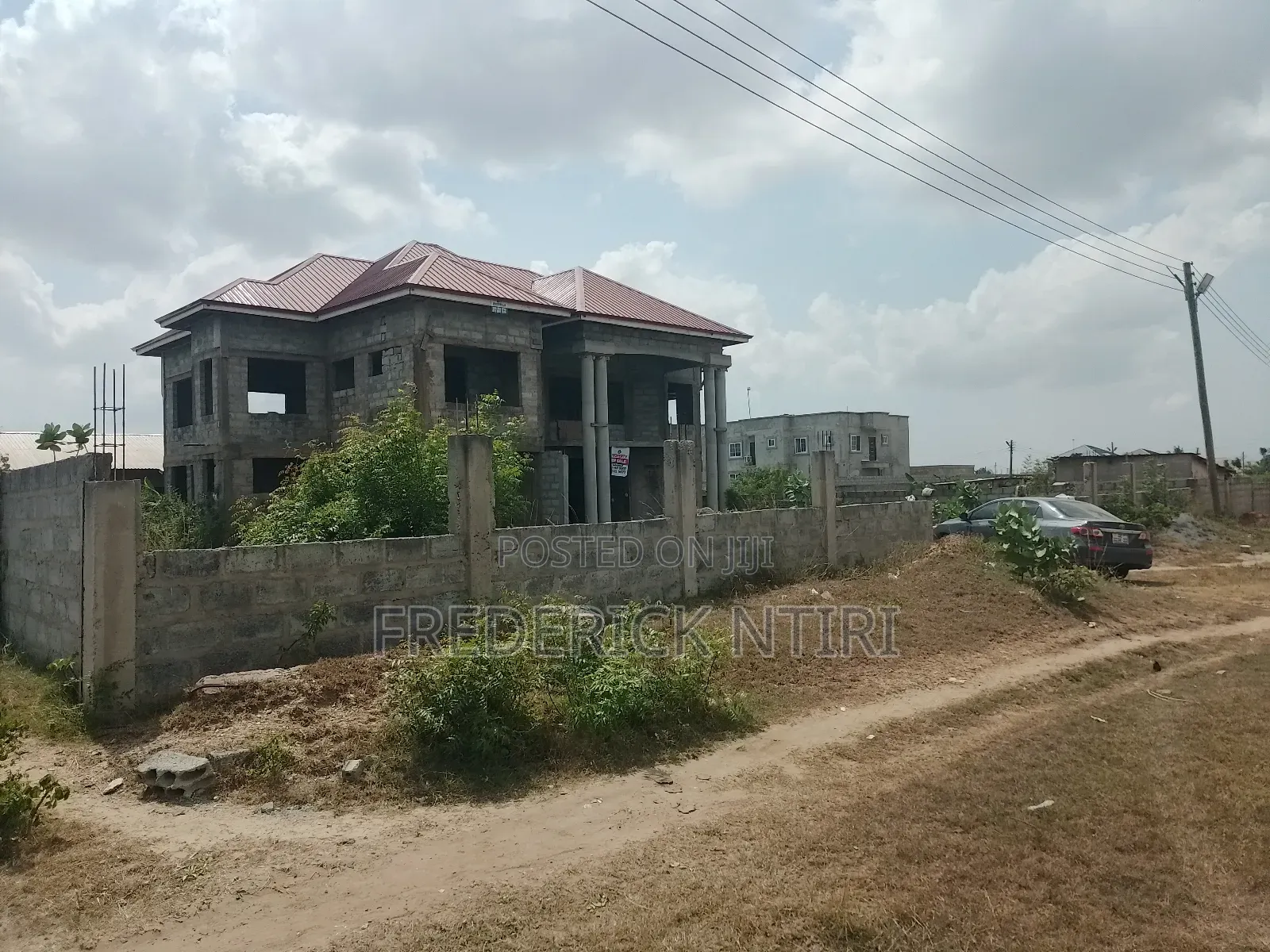 Four Bedroom Uncompleted House for Sale at Gbetsili, Soldier Line