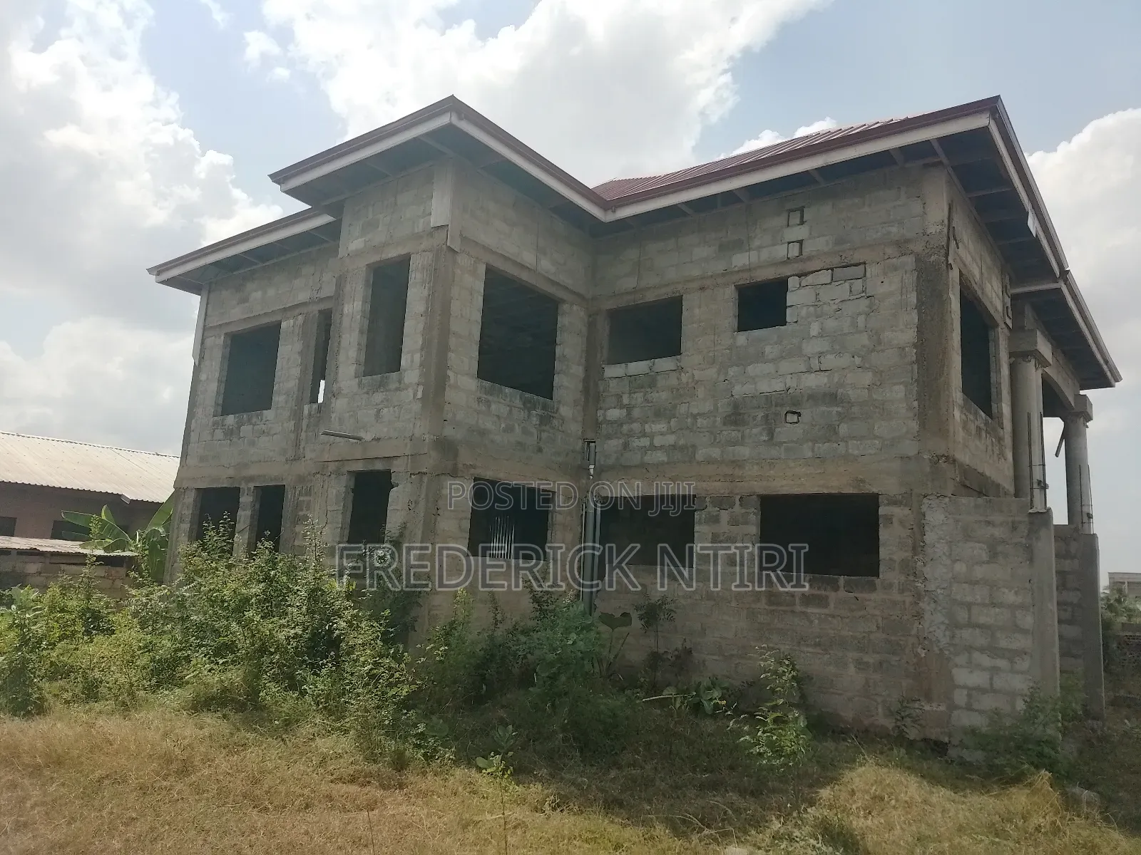 Four Bedroom Uncompleted House for Sale at Gbetsili, Soldier Line