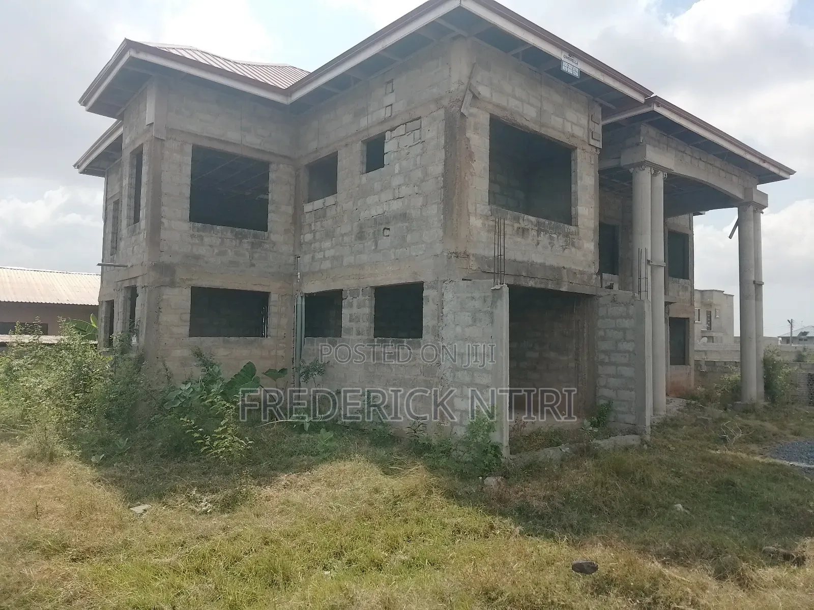 Four Bedroom Uncompleted House for Sale at Gbetsili, Soldier Line