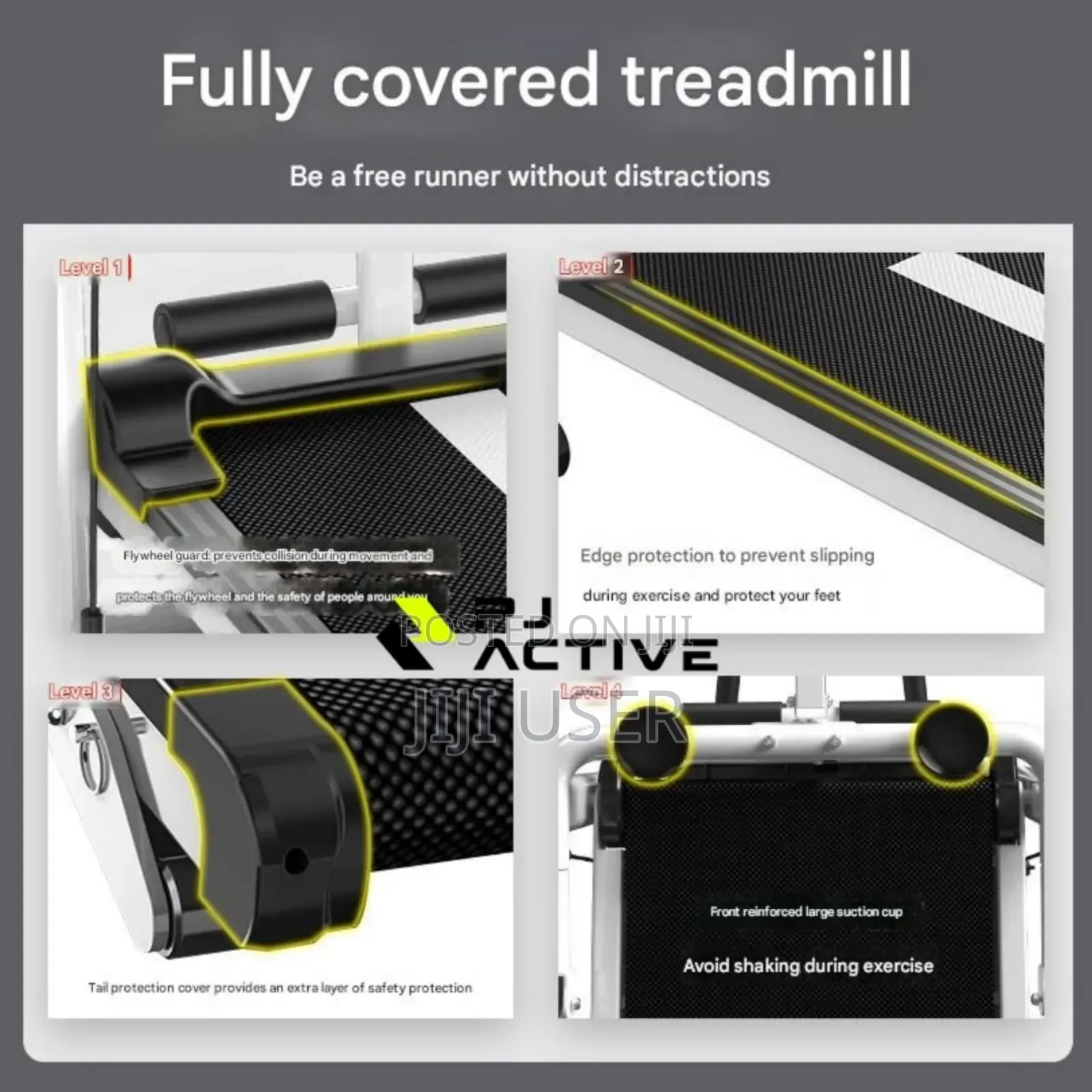 Manual Treadmill With More Gym Features