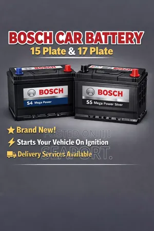 15 & 17 Plate Bosch Car Batteries