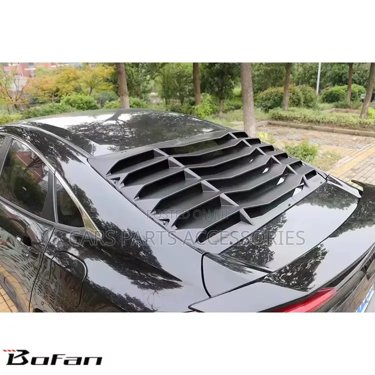 Steel Car Bumper Rear Window Louvre for Honda Civic 2016 to 2022