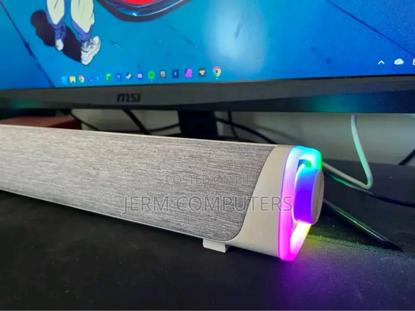 White Dolby Atmose Sounbar