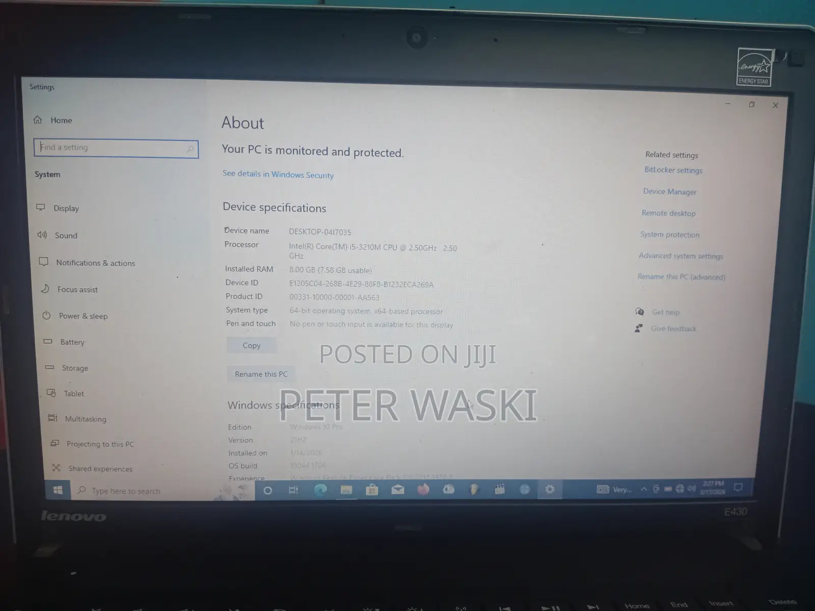 Lenovo Laptop