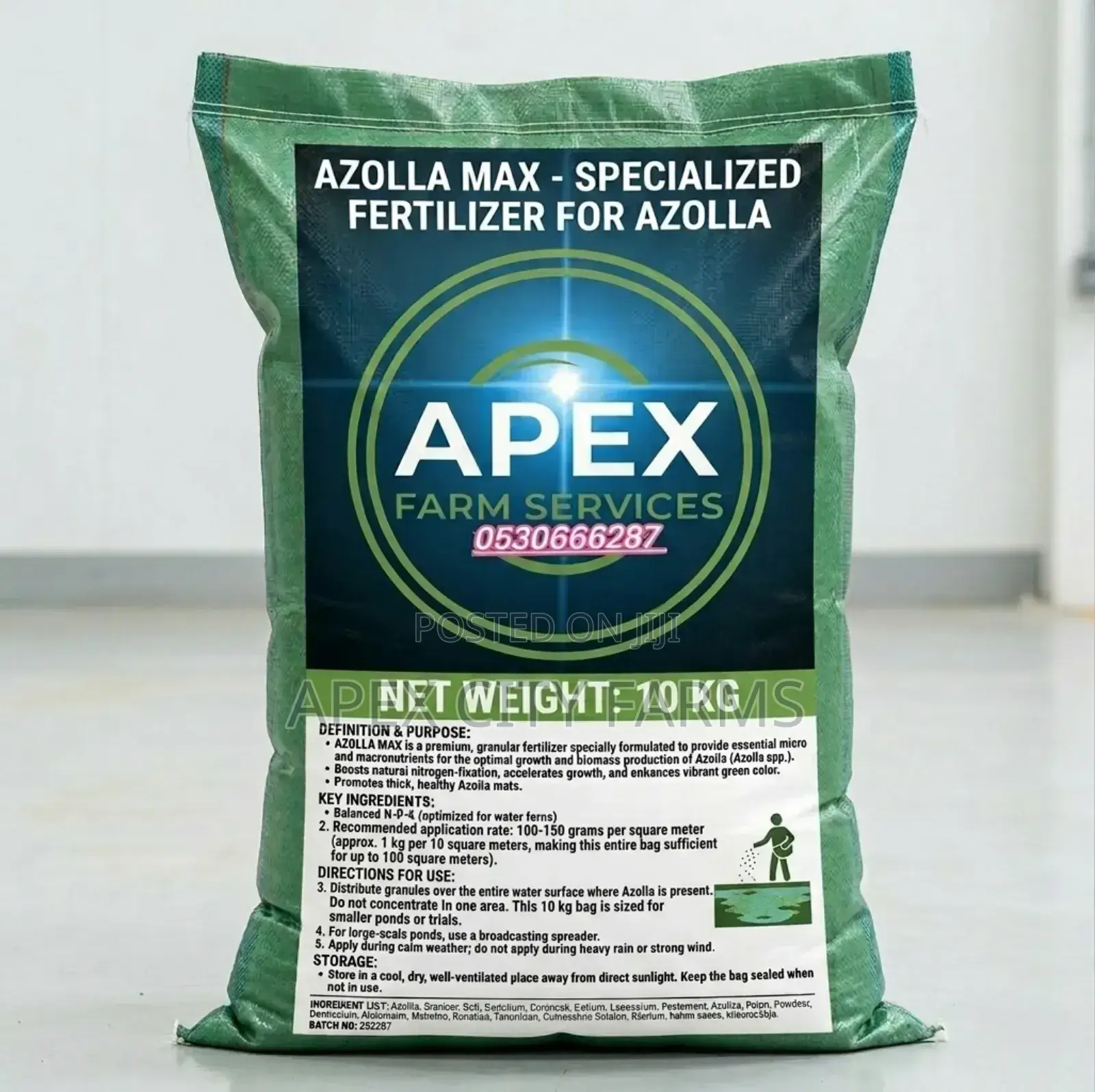 Azolla Max Fertilizer 50kg 25kg 10kg