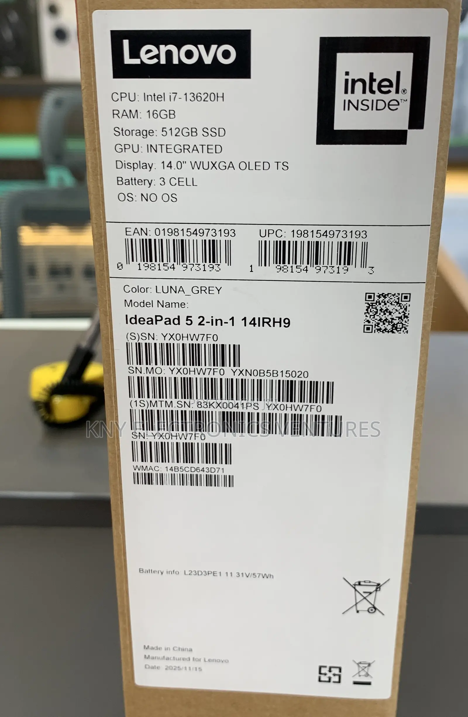 New Lenovo IdeaPad 5 Slim 13th Gen i7 16GB Intel Core i7 SSD 512GB