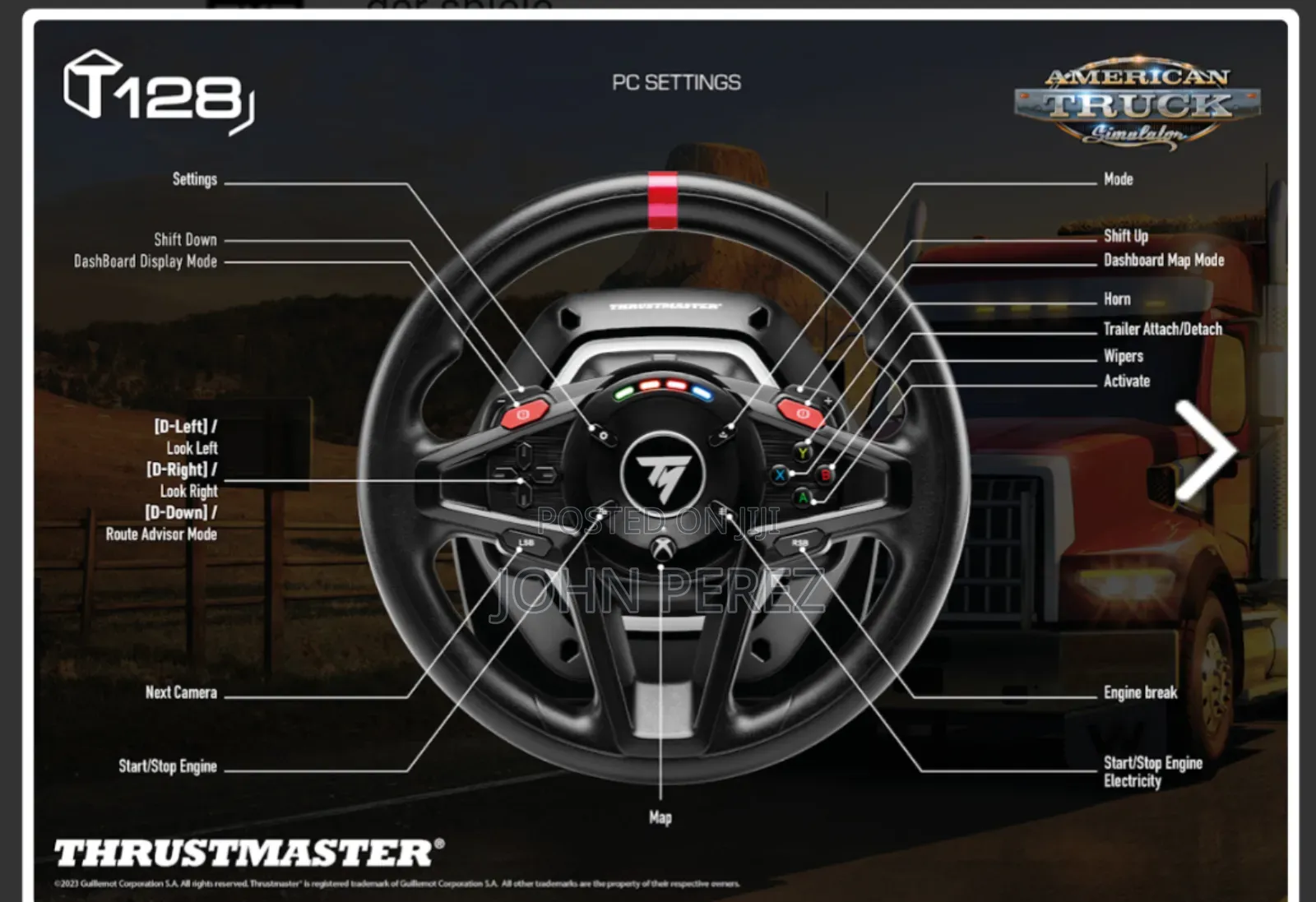 Thrustmaster T128 Simulation Wheel