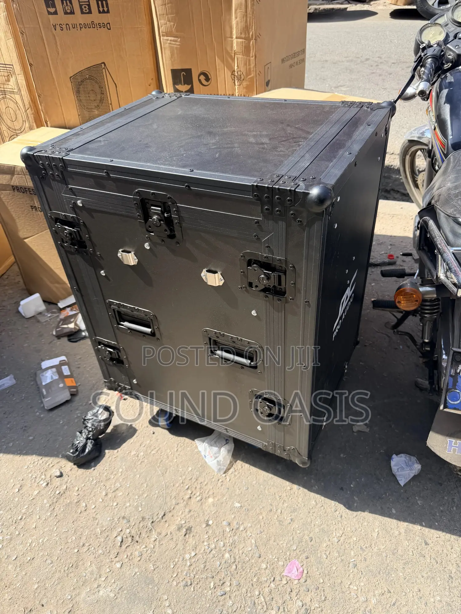 16u Heavy-Duty Amplifier Rack Flight Case
