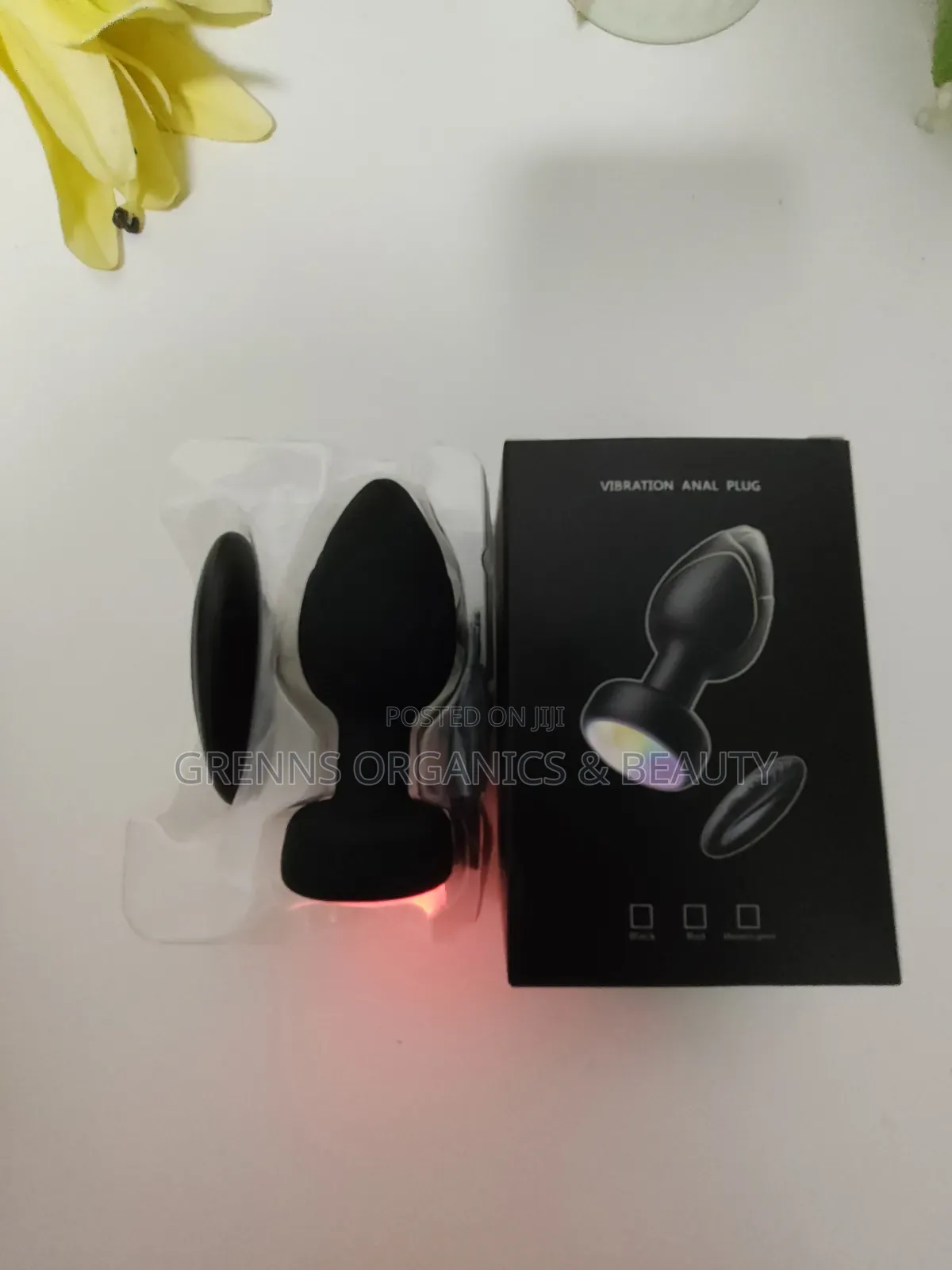 RGB Led Anal Plug With Wireless Remote Control