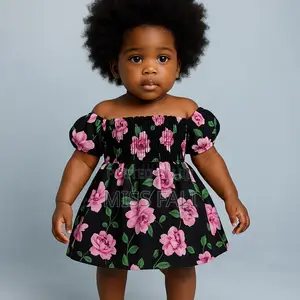 Midnight Blossom Baby Dress. 18m