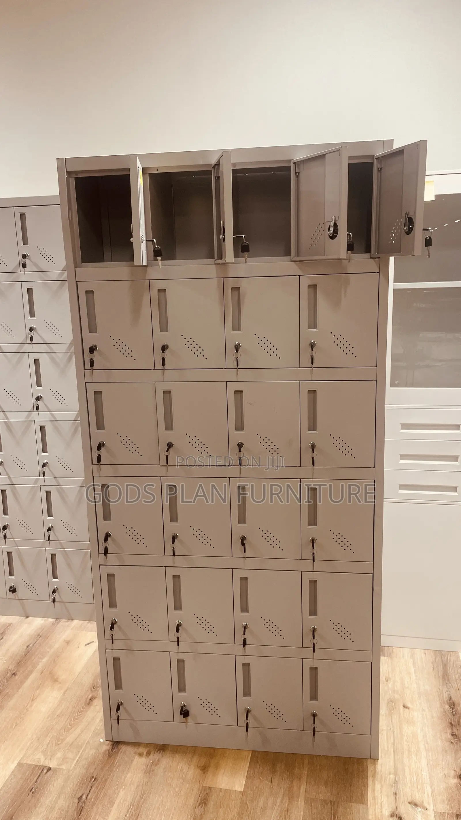 24 Lockers Office Cabinet