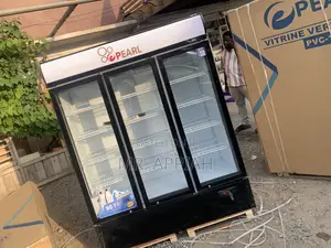 Get New Pearl Pvc—1540-28ab 3 Door Electric Display Fridge 