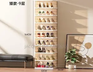 9layers Plastic Shoe Rack