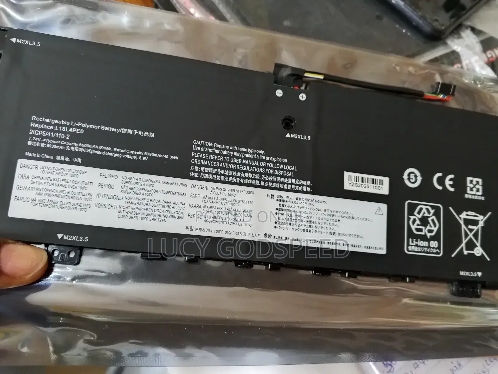 L18lpe0 Battery for Lenovo Yoga C740-14,c740-141mlseries