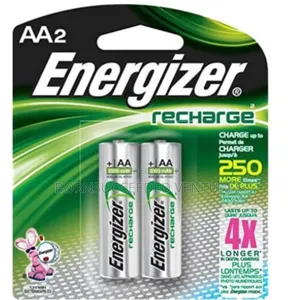 Original Energizer Rechargeable Battery Aaa/Aa ×2