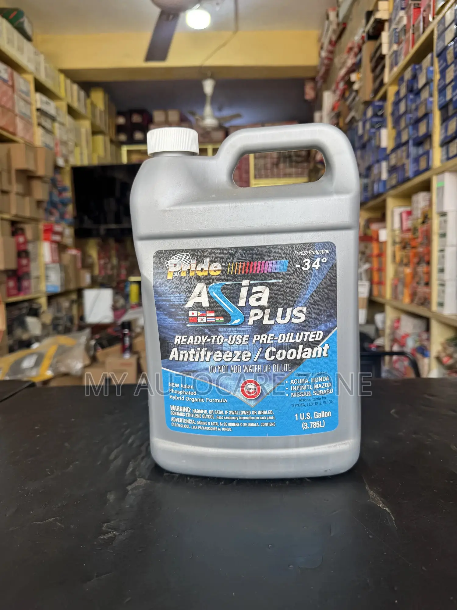Pride Extended Life Blue Radiator Coolant Honda Acura Nissan