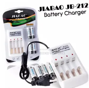 Jb-212 Battery Charger With 4 Pieces 350mah Aaa/600mah