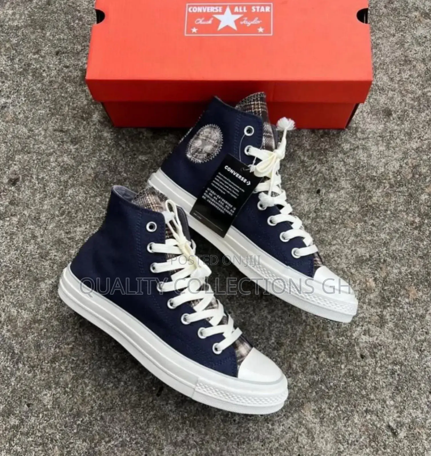 Converse Blue Black