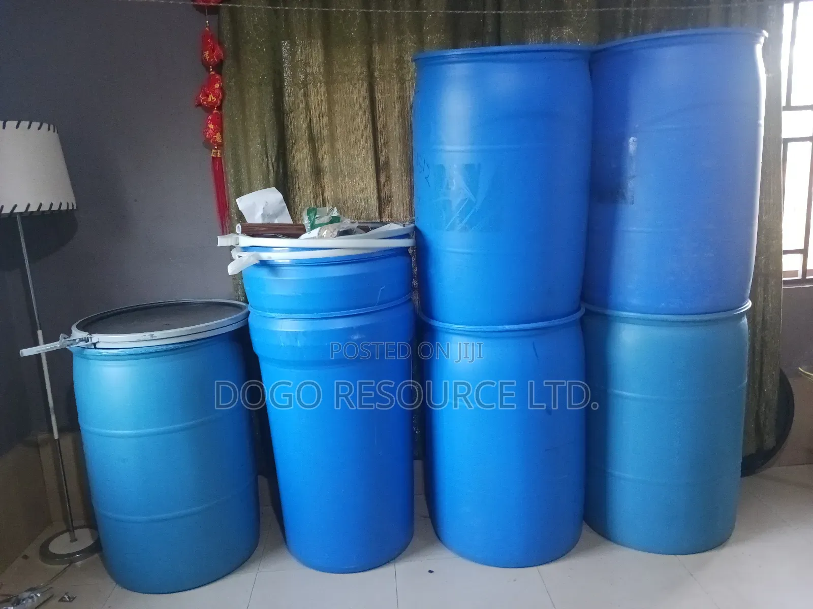 55 Gallons Blue Barrel / 208 Litres