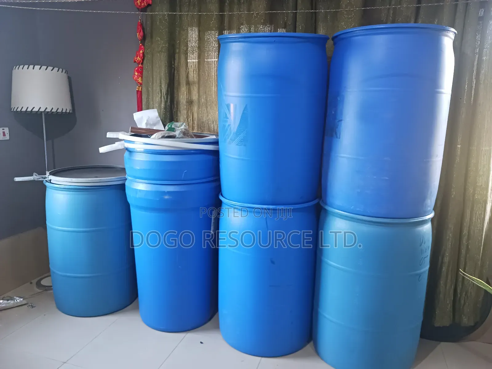 55 Gallons Blue Barrel / 208 Litres