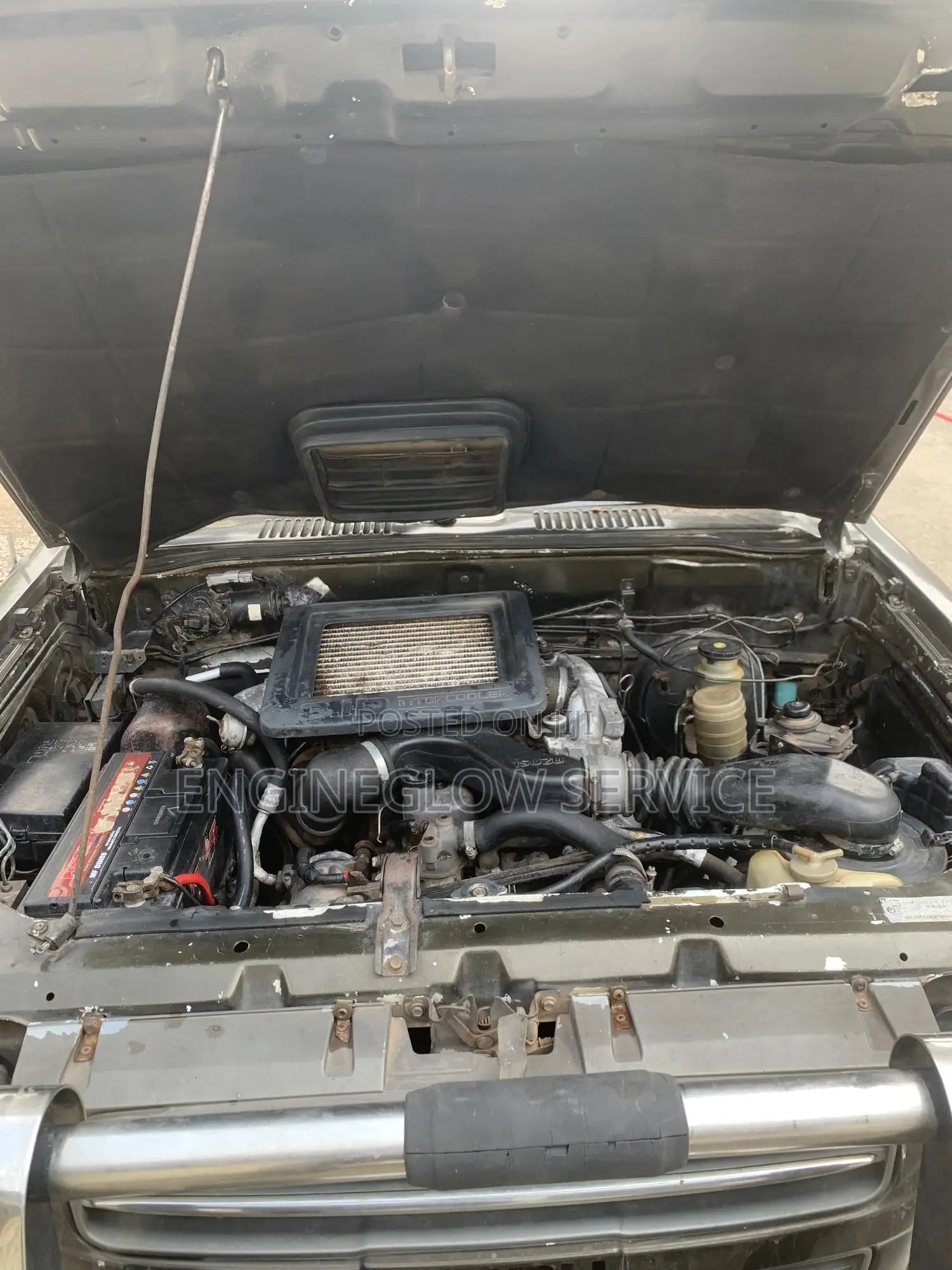 We Was Car Engine to Look Clean, No Damage and Also Detailing Service