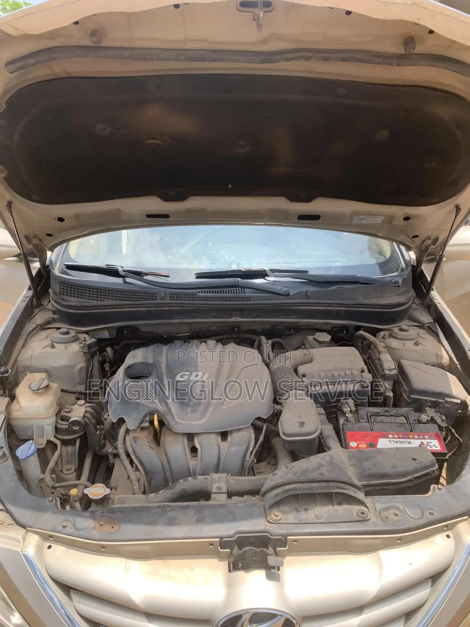 We Was Car Engine to Look Clean, No Damage and Also Detailing Service