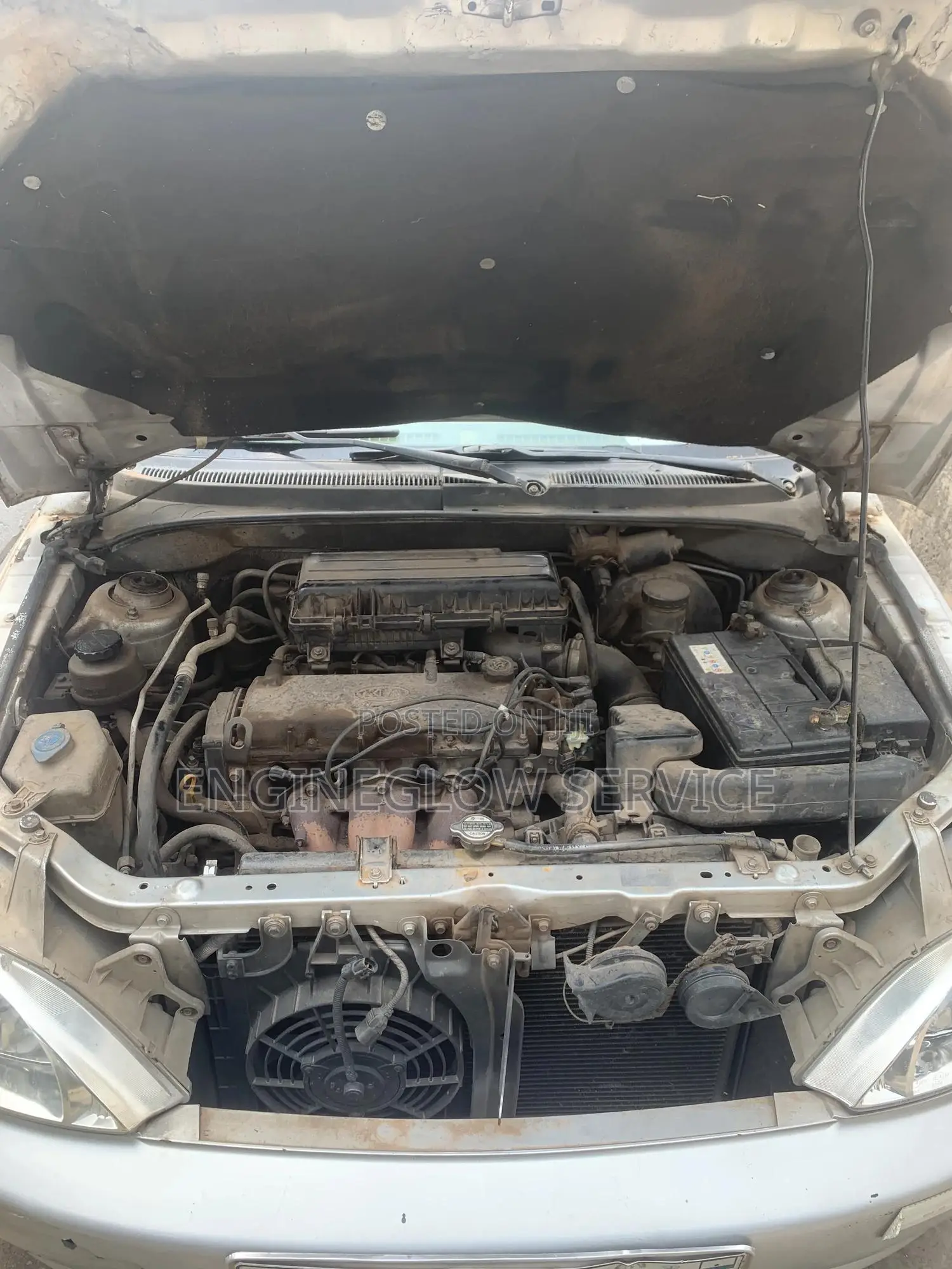 We Was Car Engine to Look Clean, No Damage and Also Detailing Service