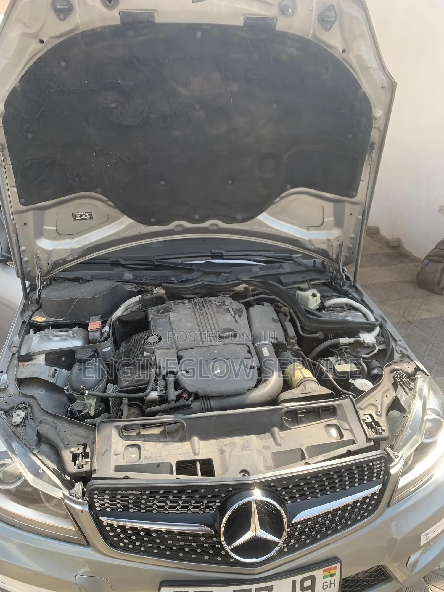 We Was Car Engine to Look Clean, No Damage and Also Detailing Service