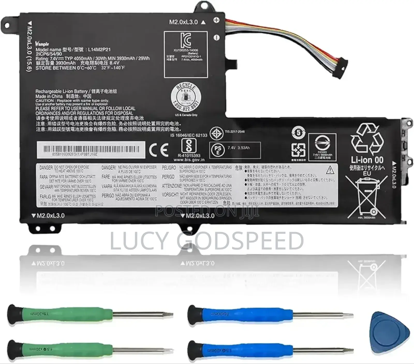 L14m2p21 Laptop Battery