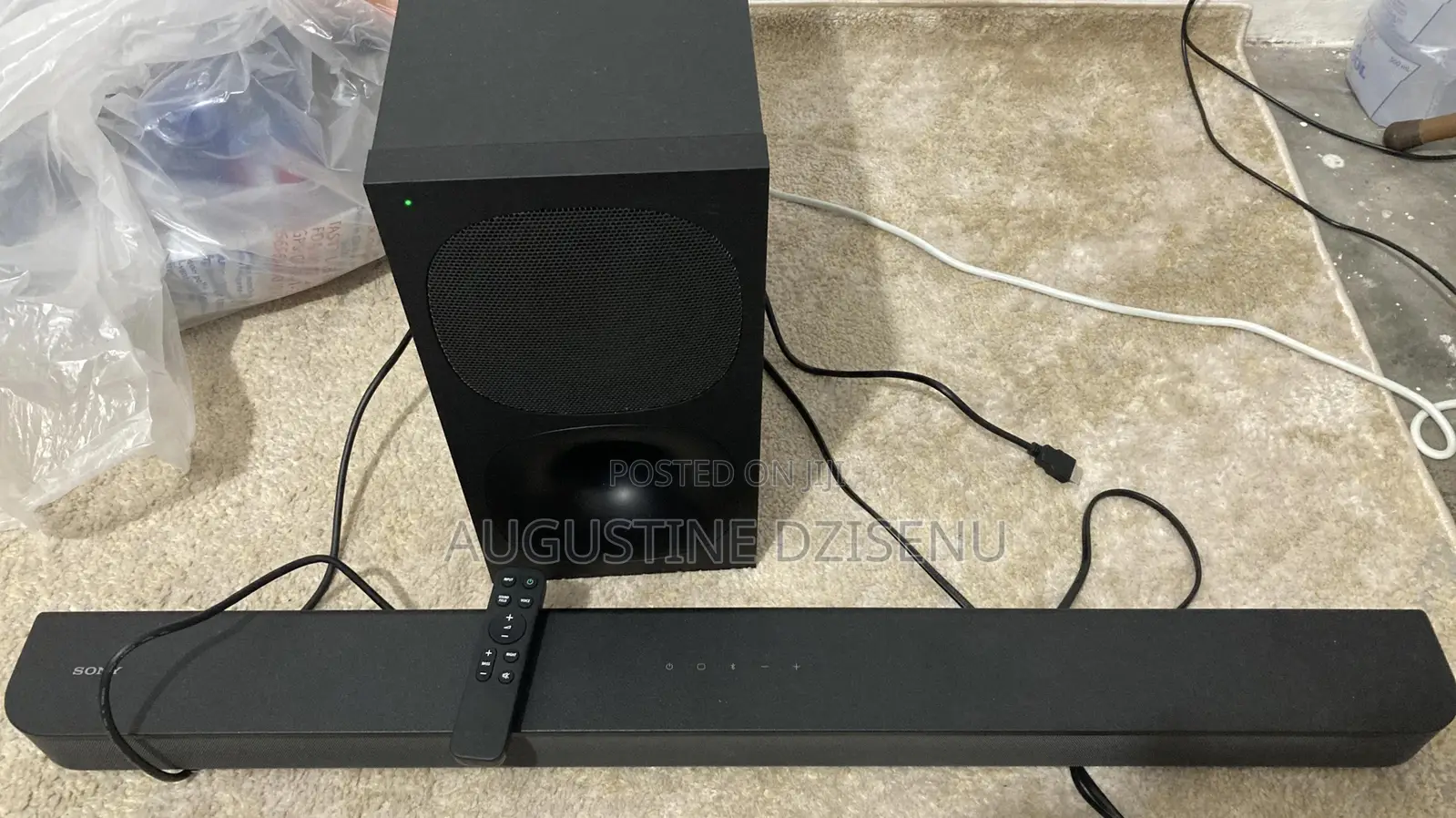 Sony Subwoofer and Soundbar