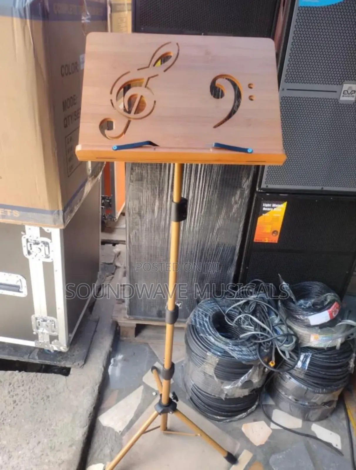 Wood Music Stand Available