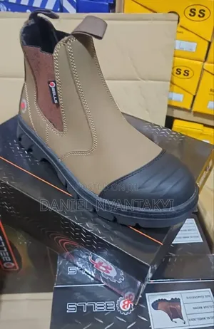 Brown Safety Boot