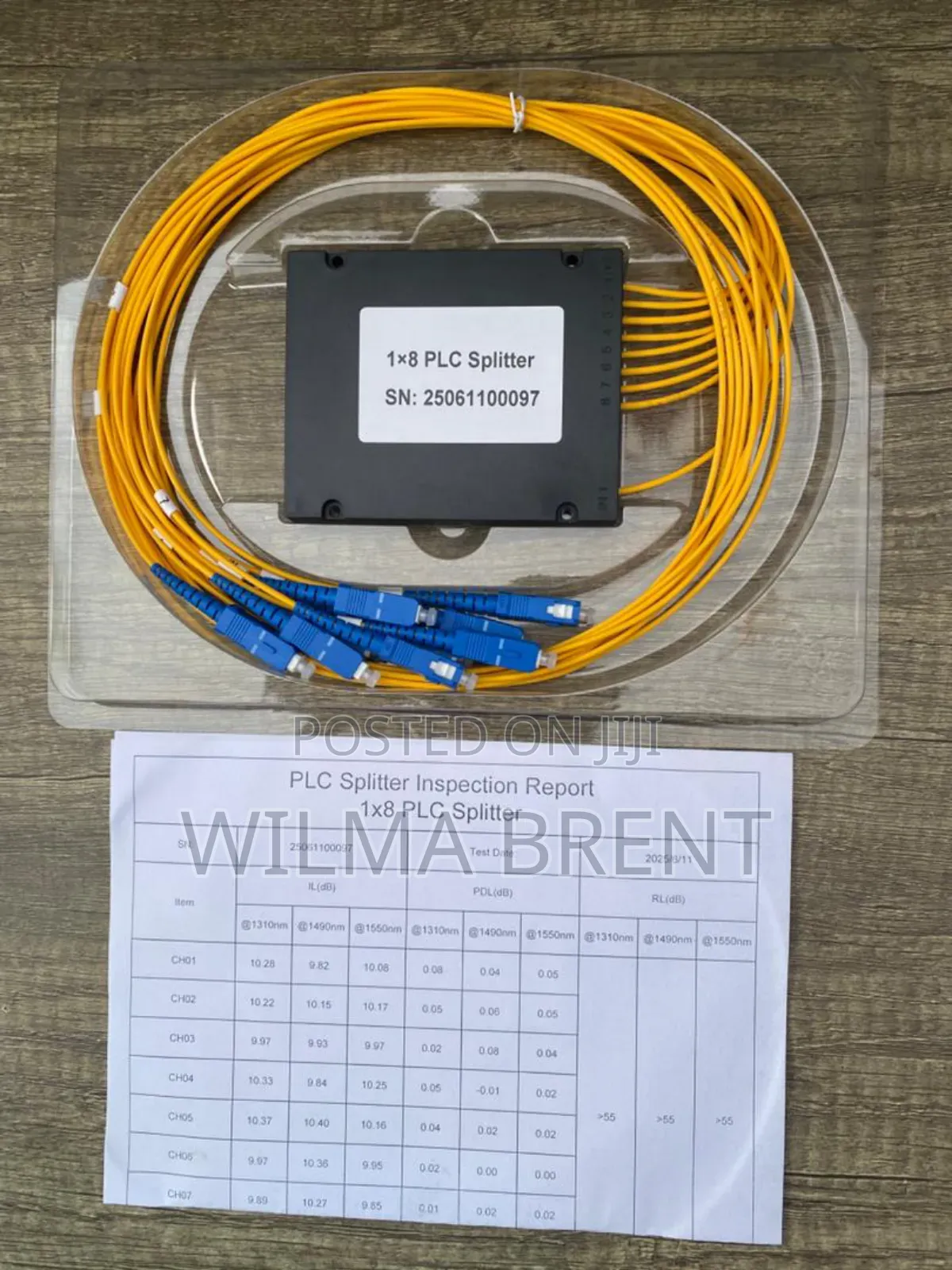 Fiber/Fibre Optic Plc Splitter Sc/Upc