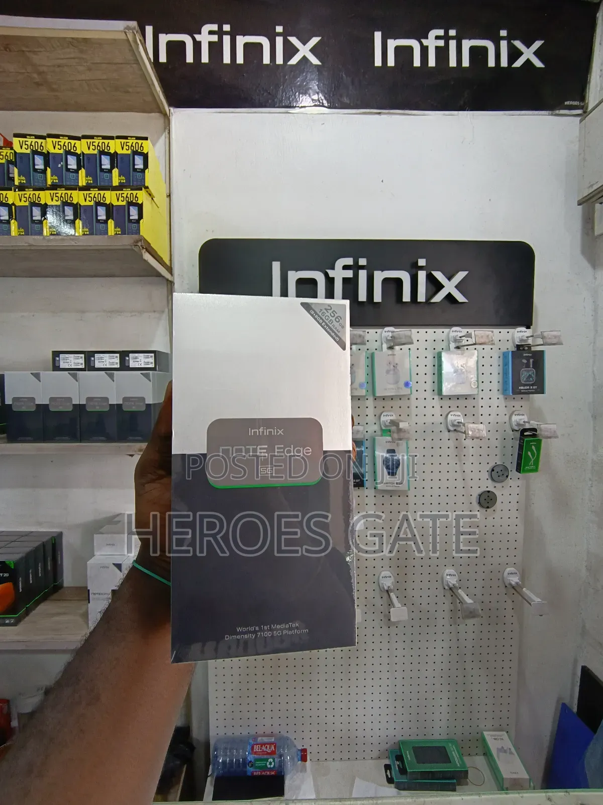 New Infinix Note Edge 256 GB Black