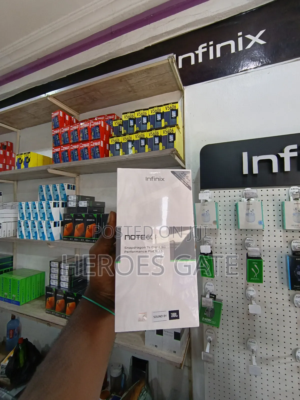 New Infinix Note 60 Pro 256 GB Silver