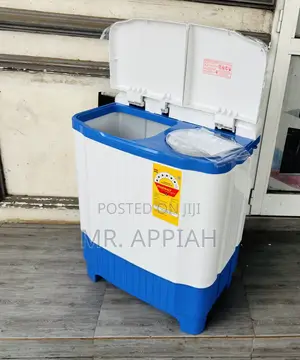 Latest Nasco 7kg Twin Tub Electric Washing Machine + Spin Dry(White) 