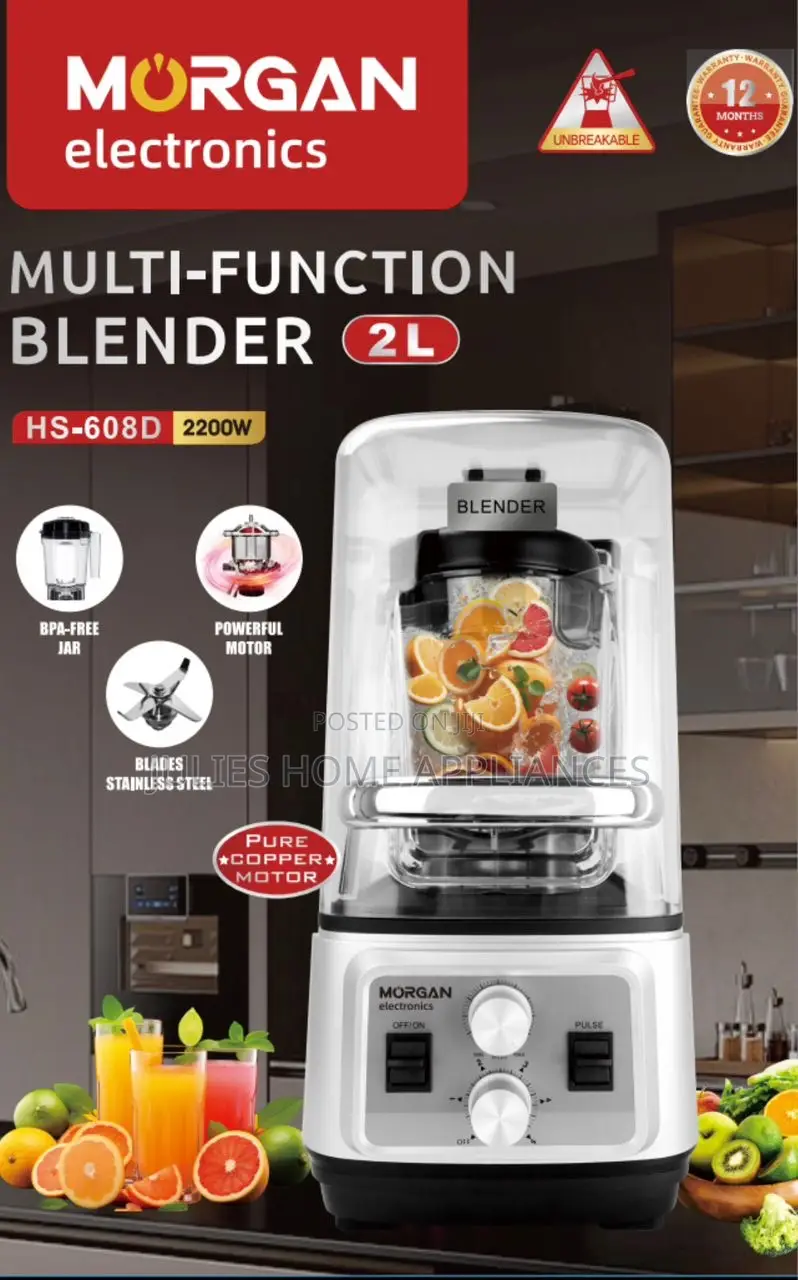 Morgan Multifunctional Commercial German Blender (2200watts)