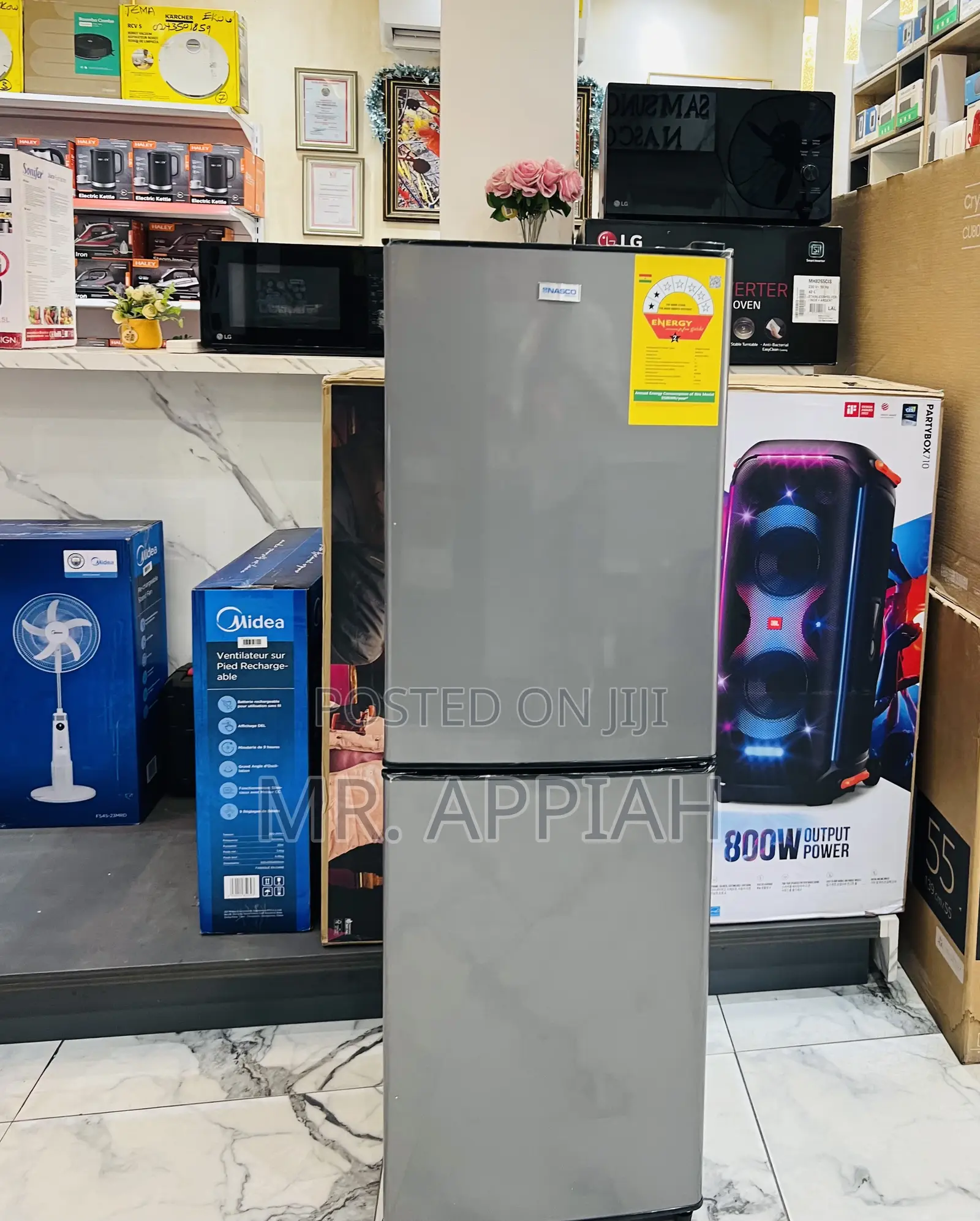 Order Nasco Double Door Electric Fridge(Nasd2-20fl)Gray 