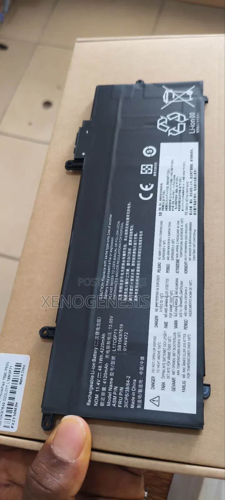 L17c6p71 for Lenovo Thinkpad X280 A285