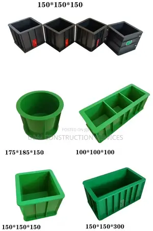 Concrete Mould 175*185*150mm Green Cylinder