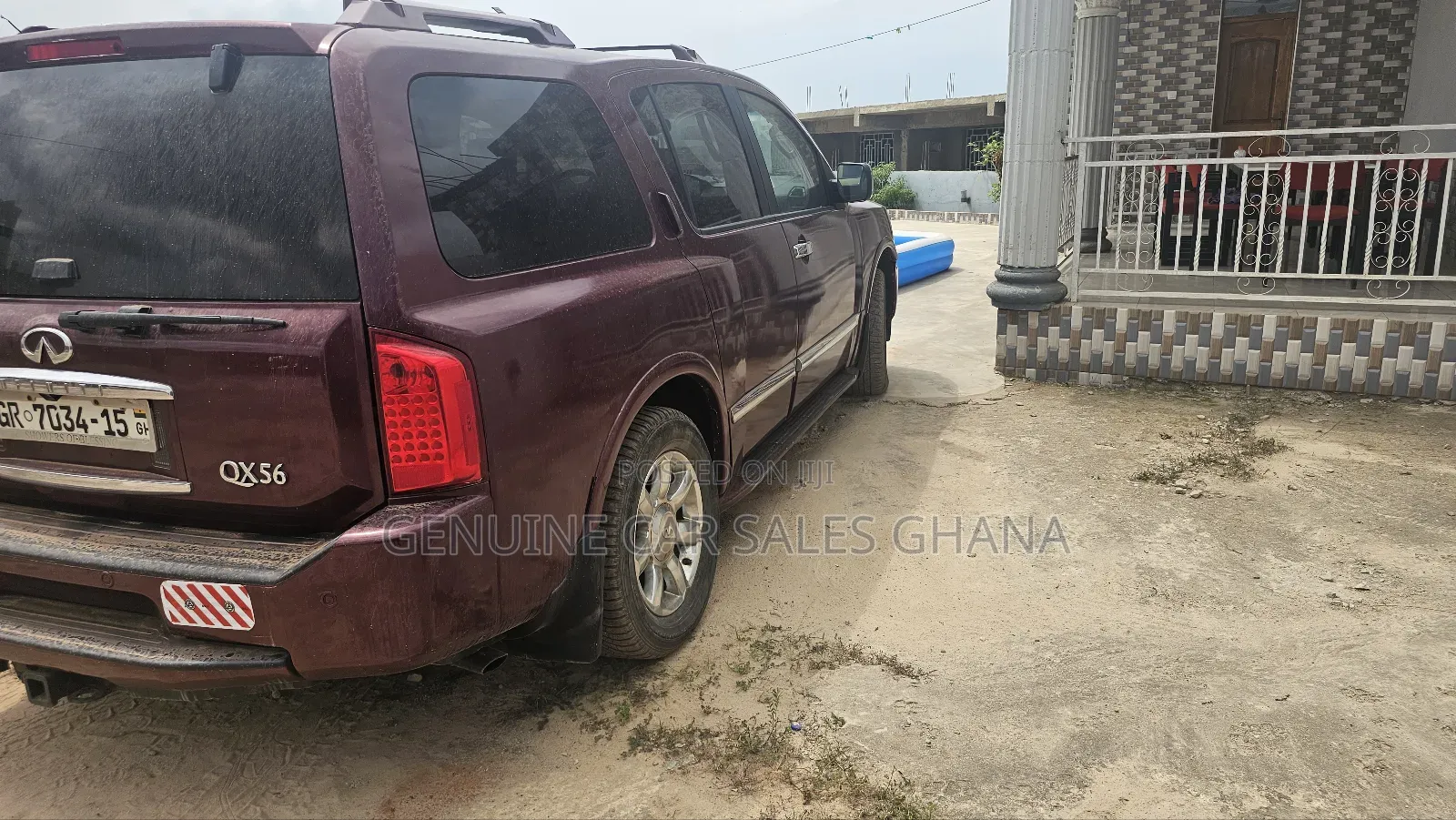 Infiniti QX56 2010 Burgundy