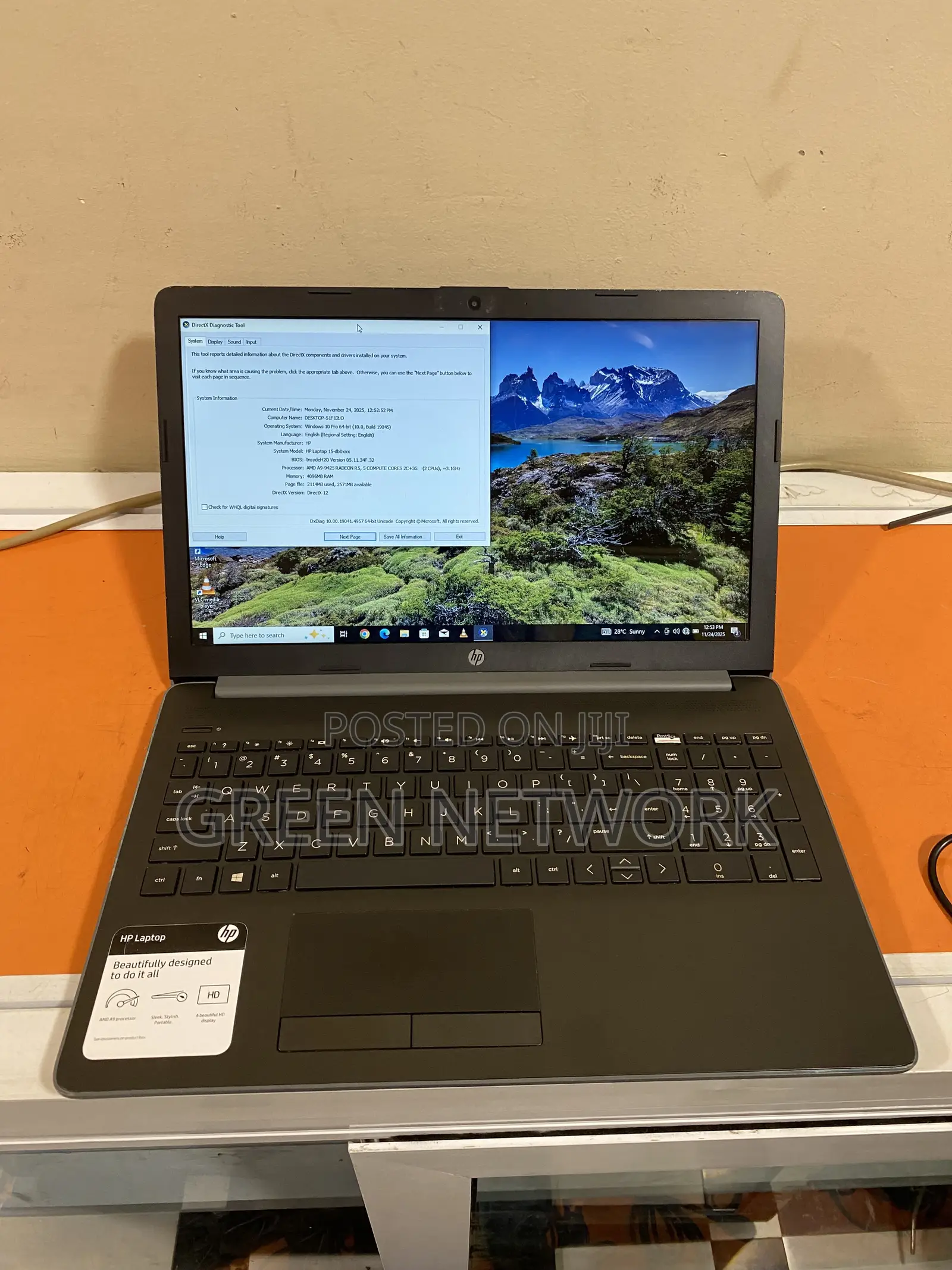 Laptop HP 15-da3007nia 8GB AMD Ryzen HDD 500GB