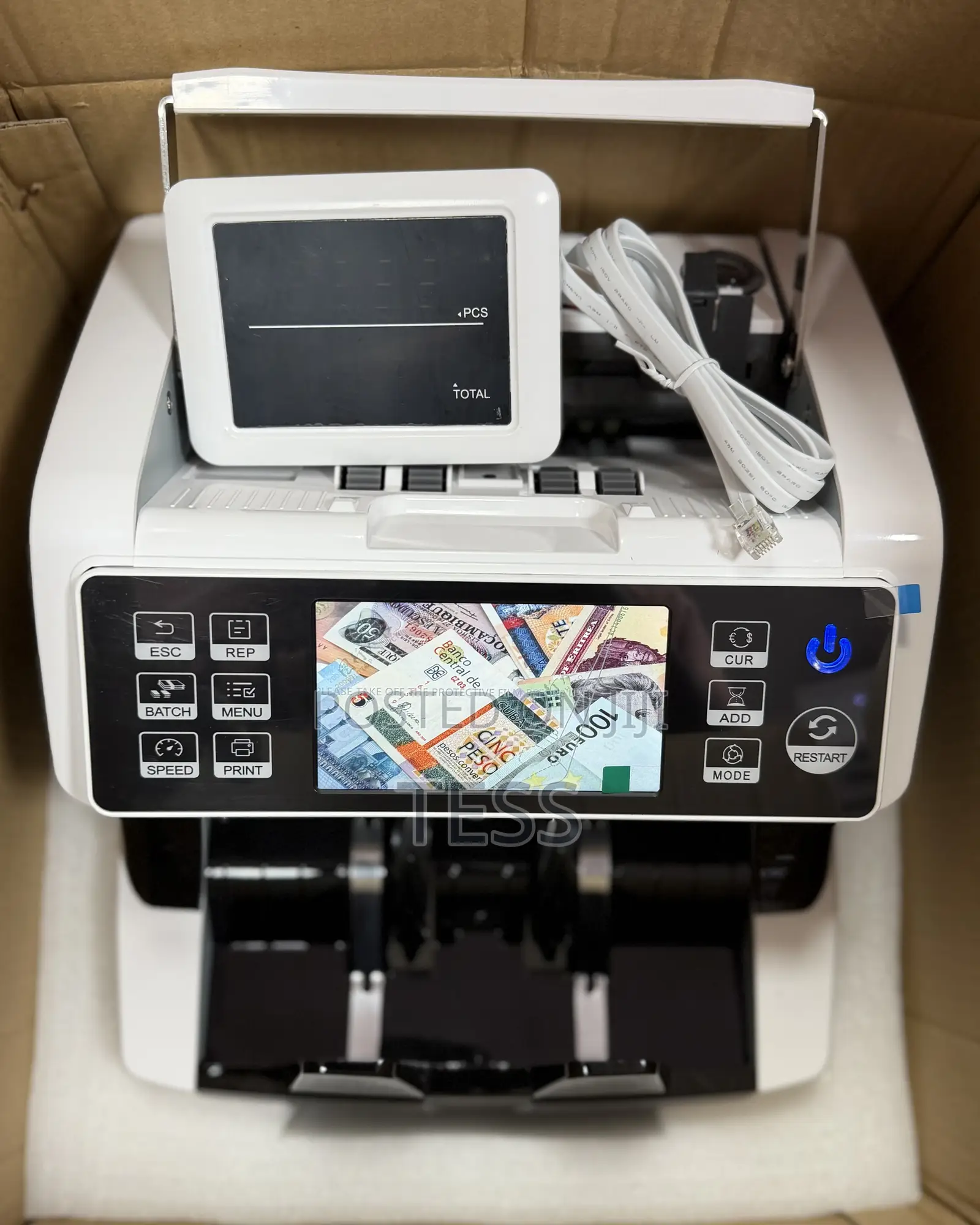 Mix Value Money Counting Machine With Back Up Battery